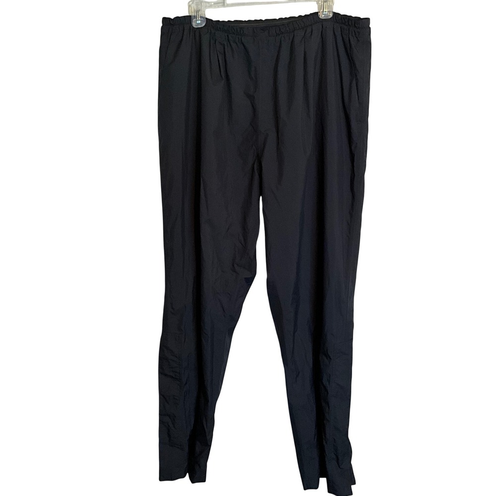 FootJoy DryJoys Mens XL Black Golf Rain Pants Water Resistant Elastic Waist
